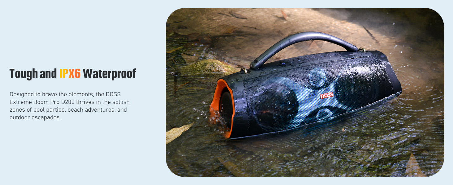 Amazon.com: DOSS Extreme Boom Pro D200 240W Peak Outdoor Speaker